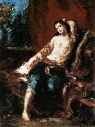 Eugene Delacroix Odalisque oil painting artist